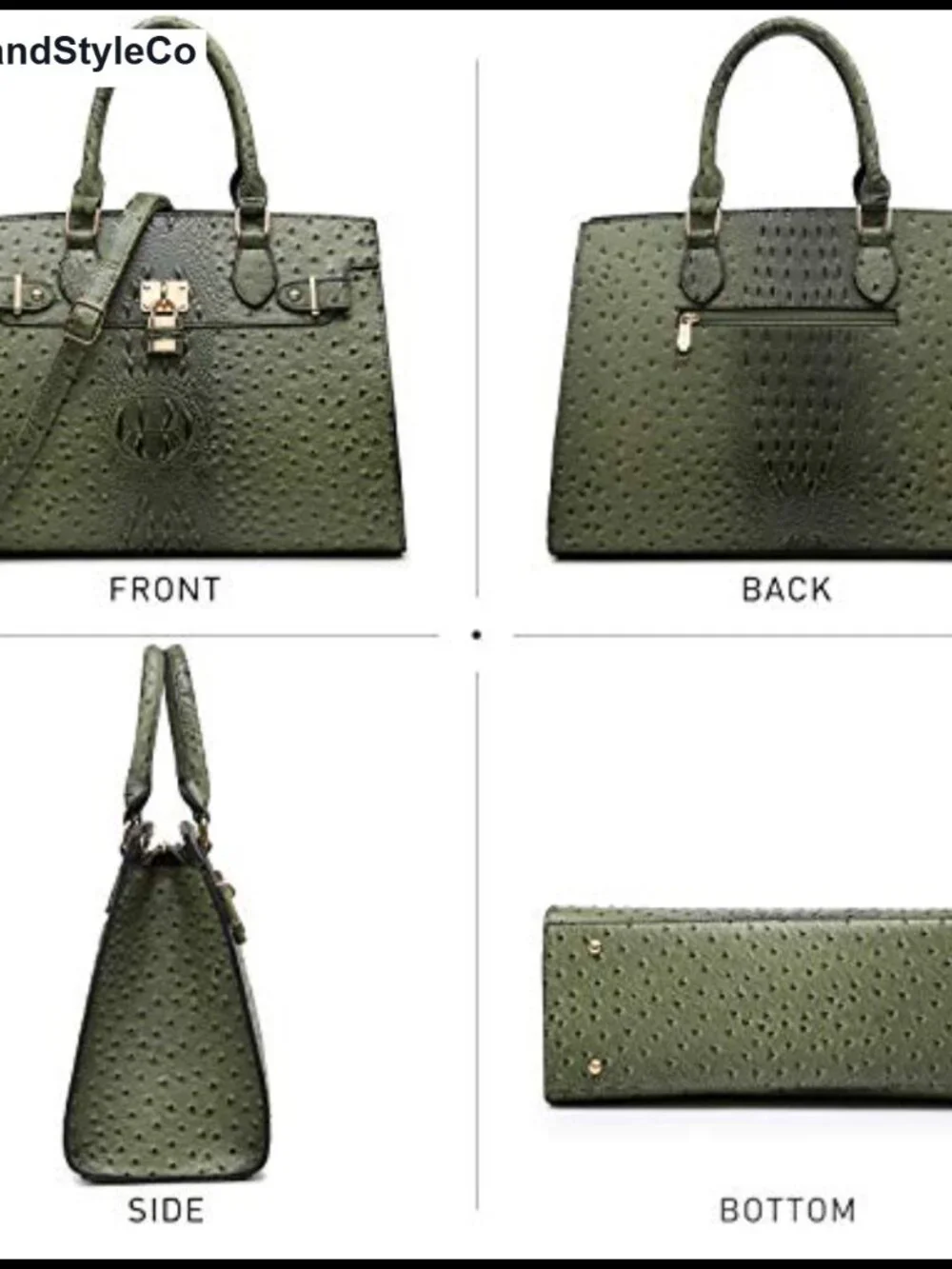 N/A structured tote